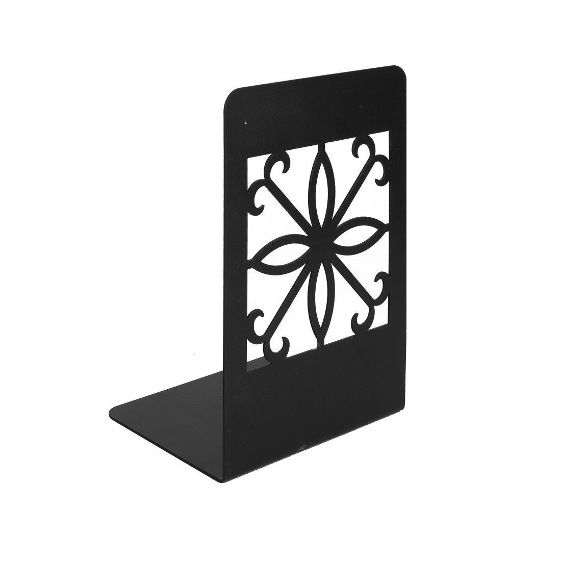 Black Metal Bookstaends Study Book Holder Creative Book Stand for Desktop for Home Decor