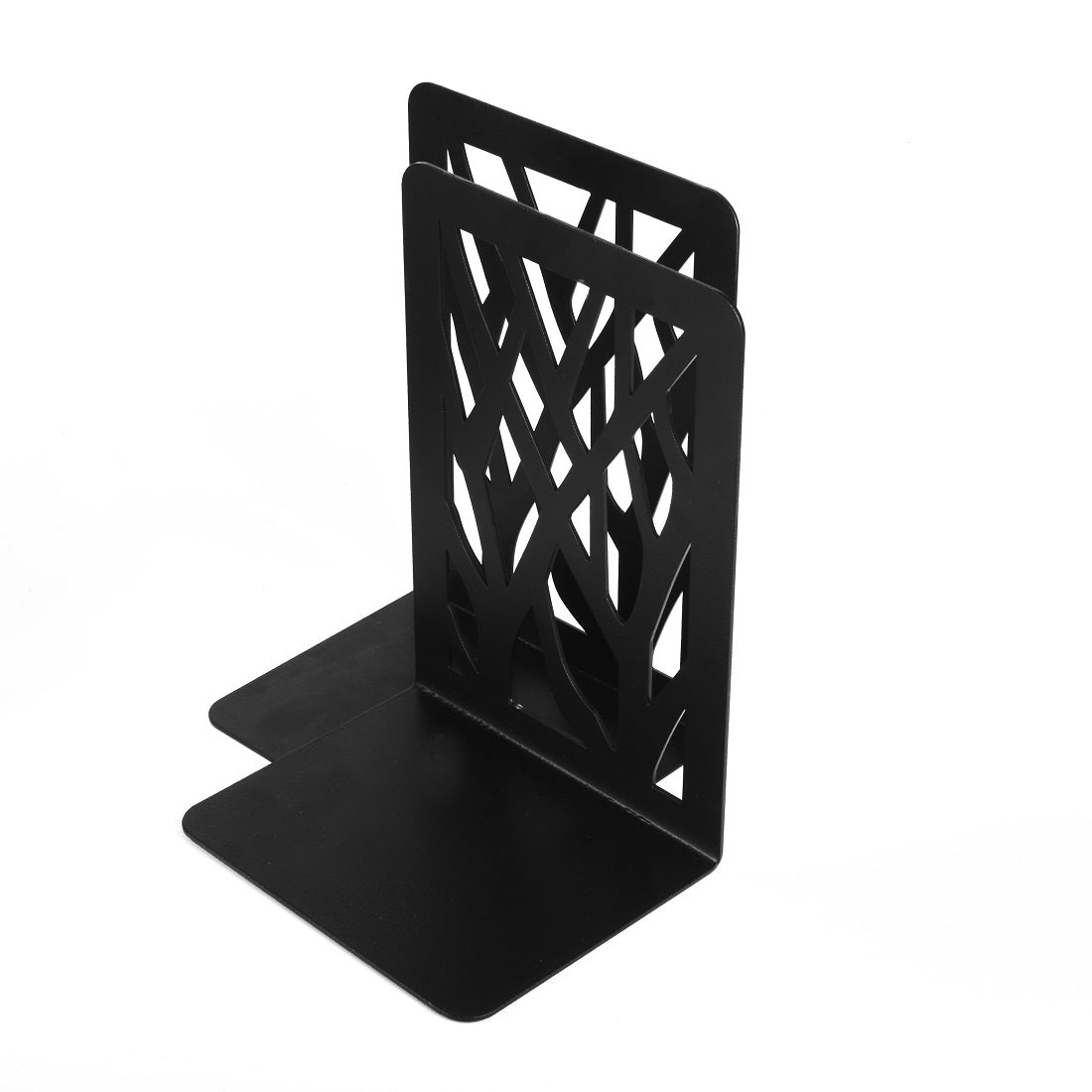 Black Metal Bookstaends Study Book Holder Creative Book Stand for Desktop for Home Decor