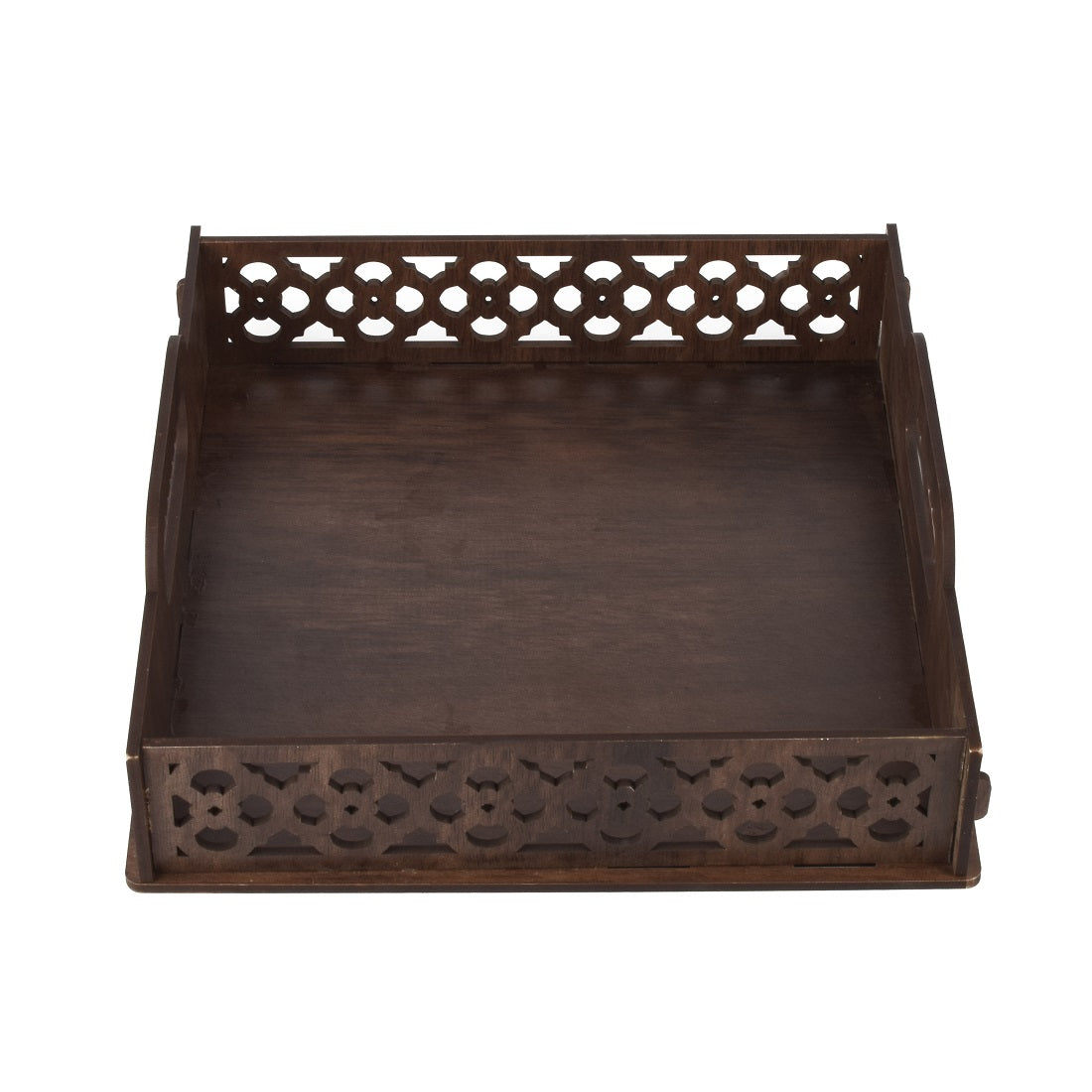 Wooden Serving Tray Rosewood,Wooden Tray and Platters,Rustic Nesting Trays