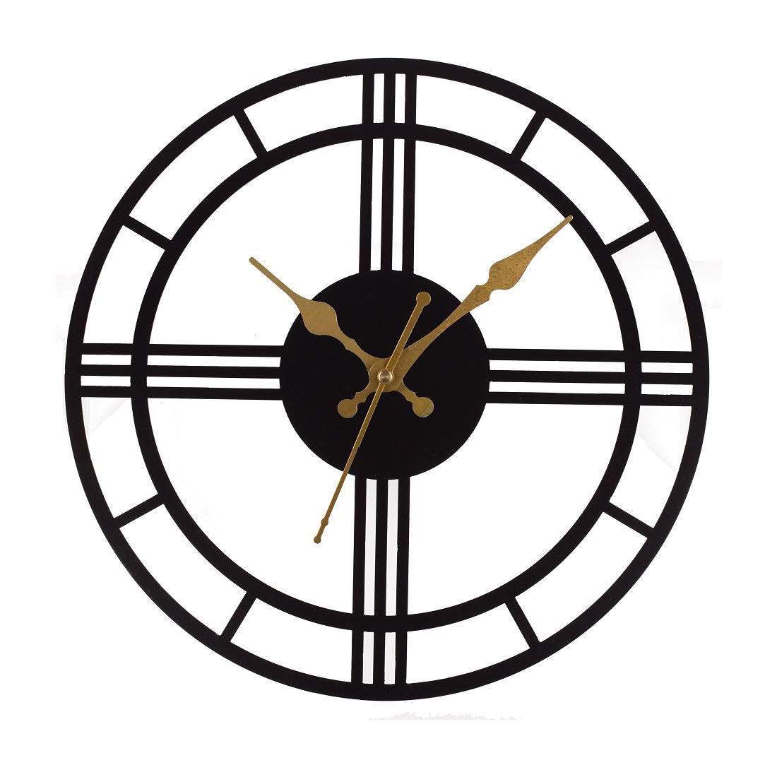 Handicraft Metal Wall Clock for Living Room