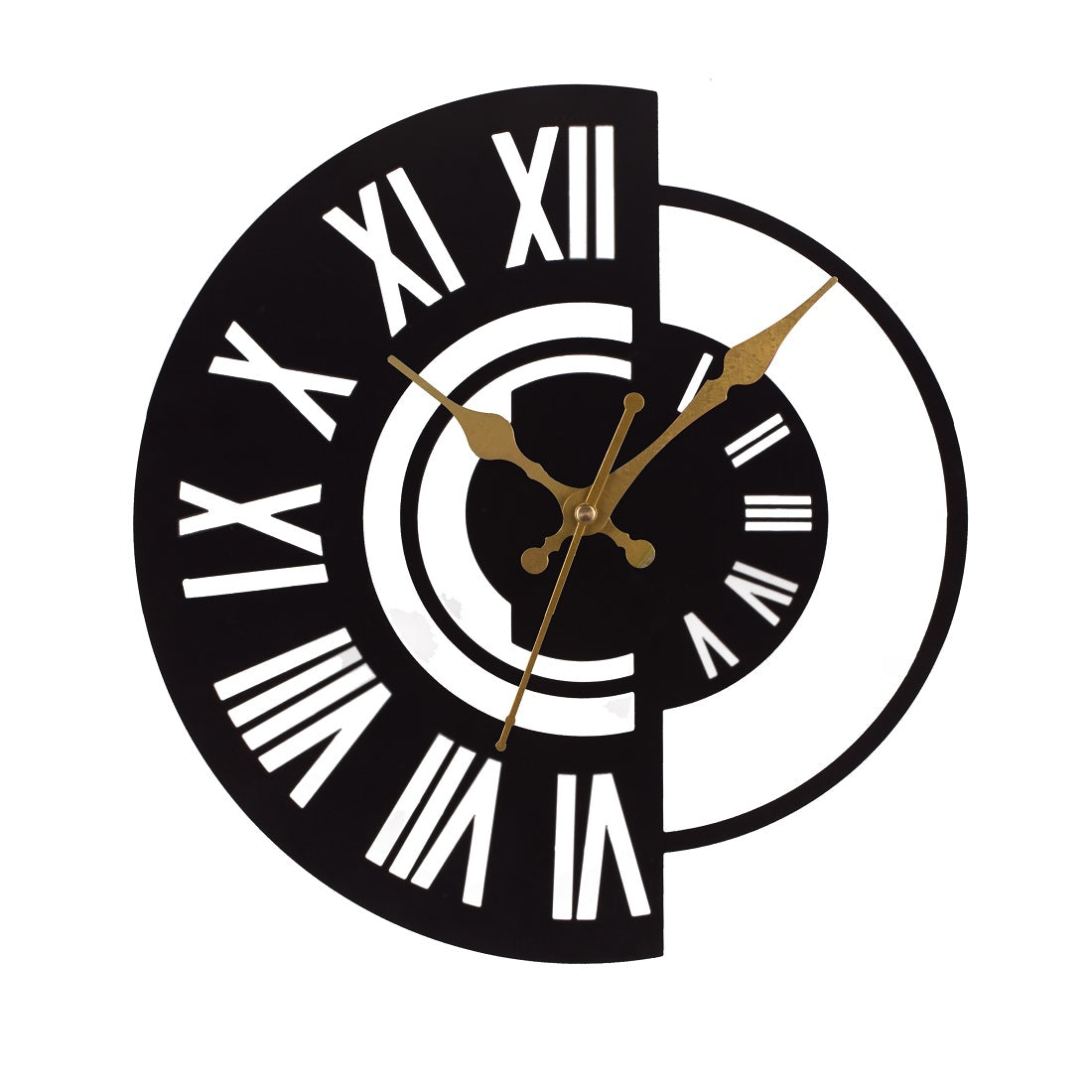 Handicraft Metal Wall Clock for Living Room