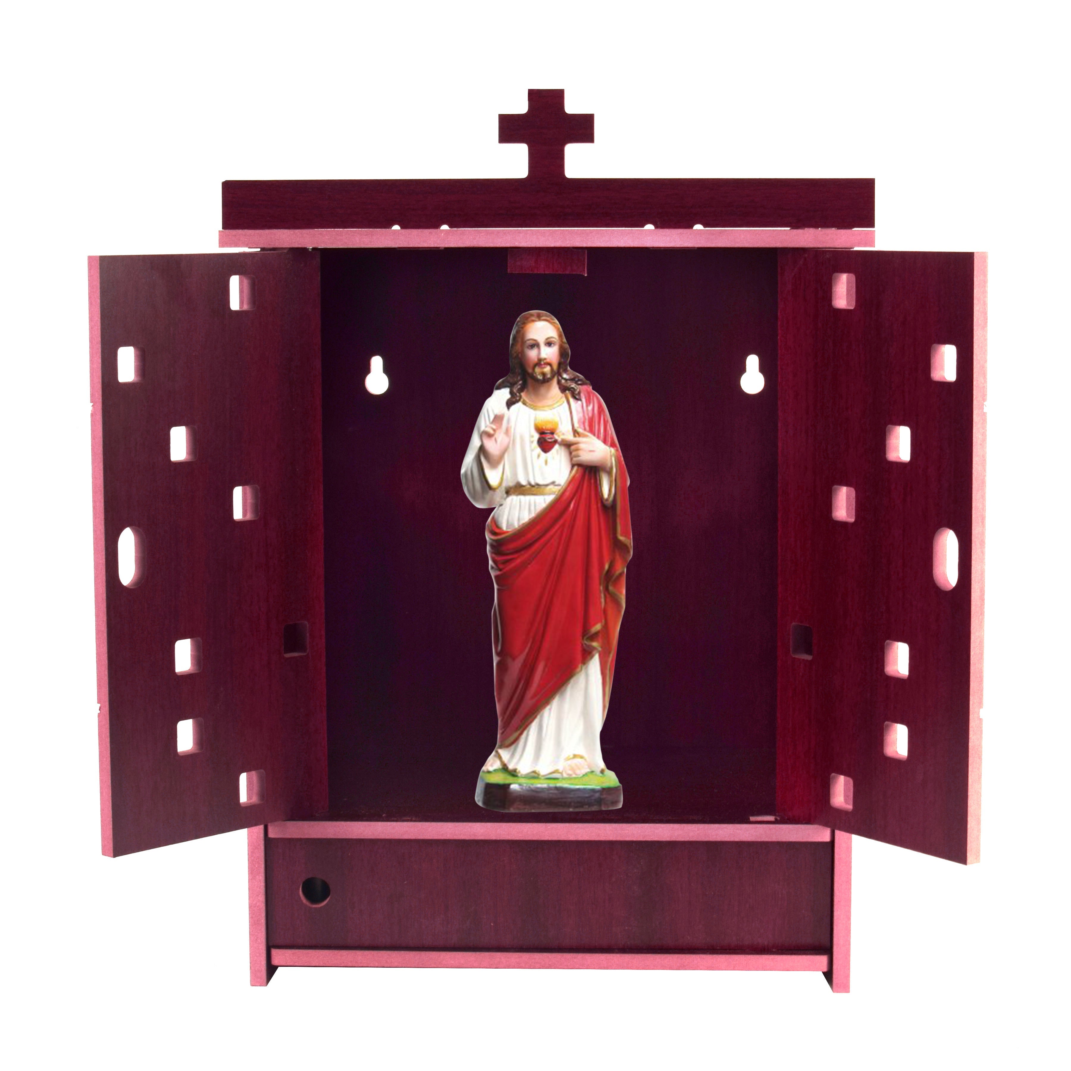 Christian Wooden Wall Hanging Temple for Home and Shop,Office and Home showpiece Temple