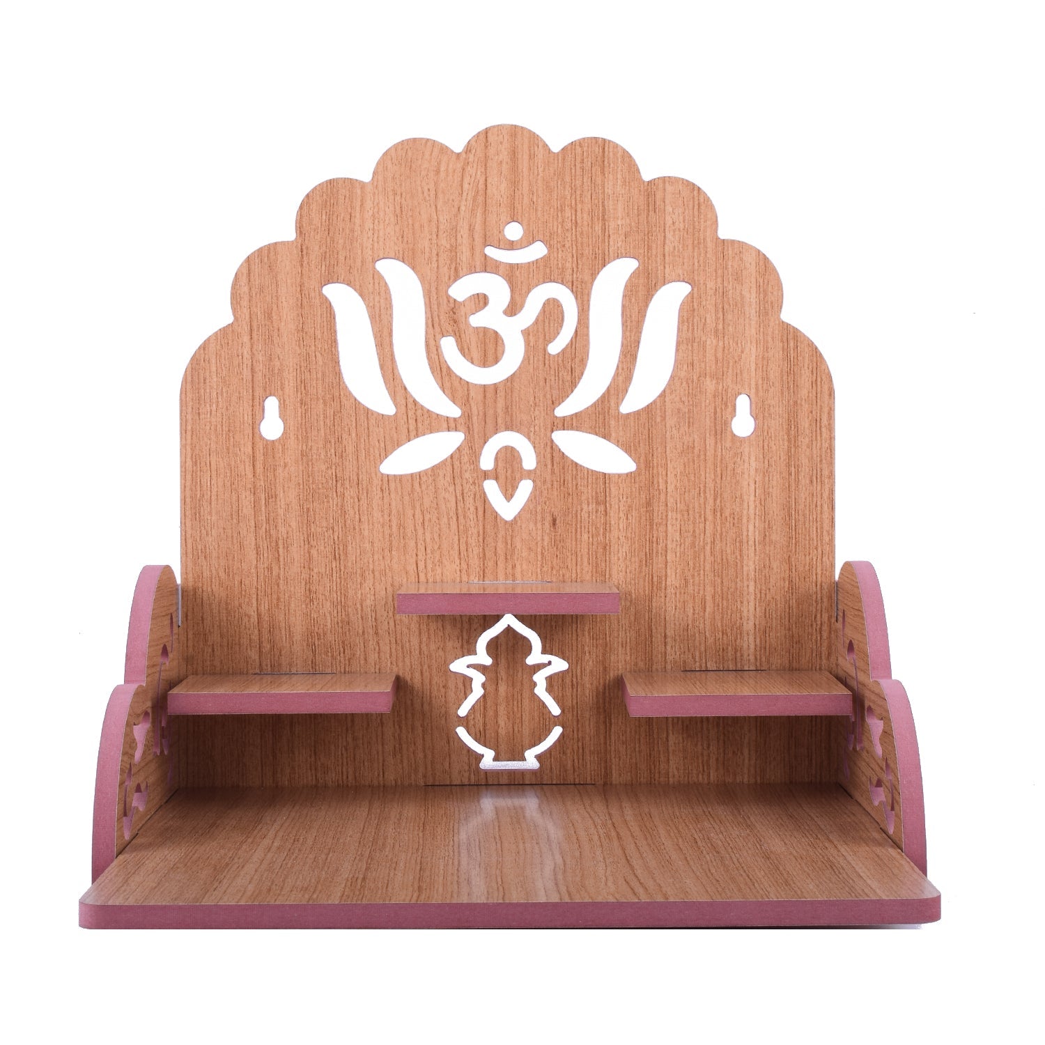 Wooden temple for Home Wall Mounted