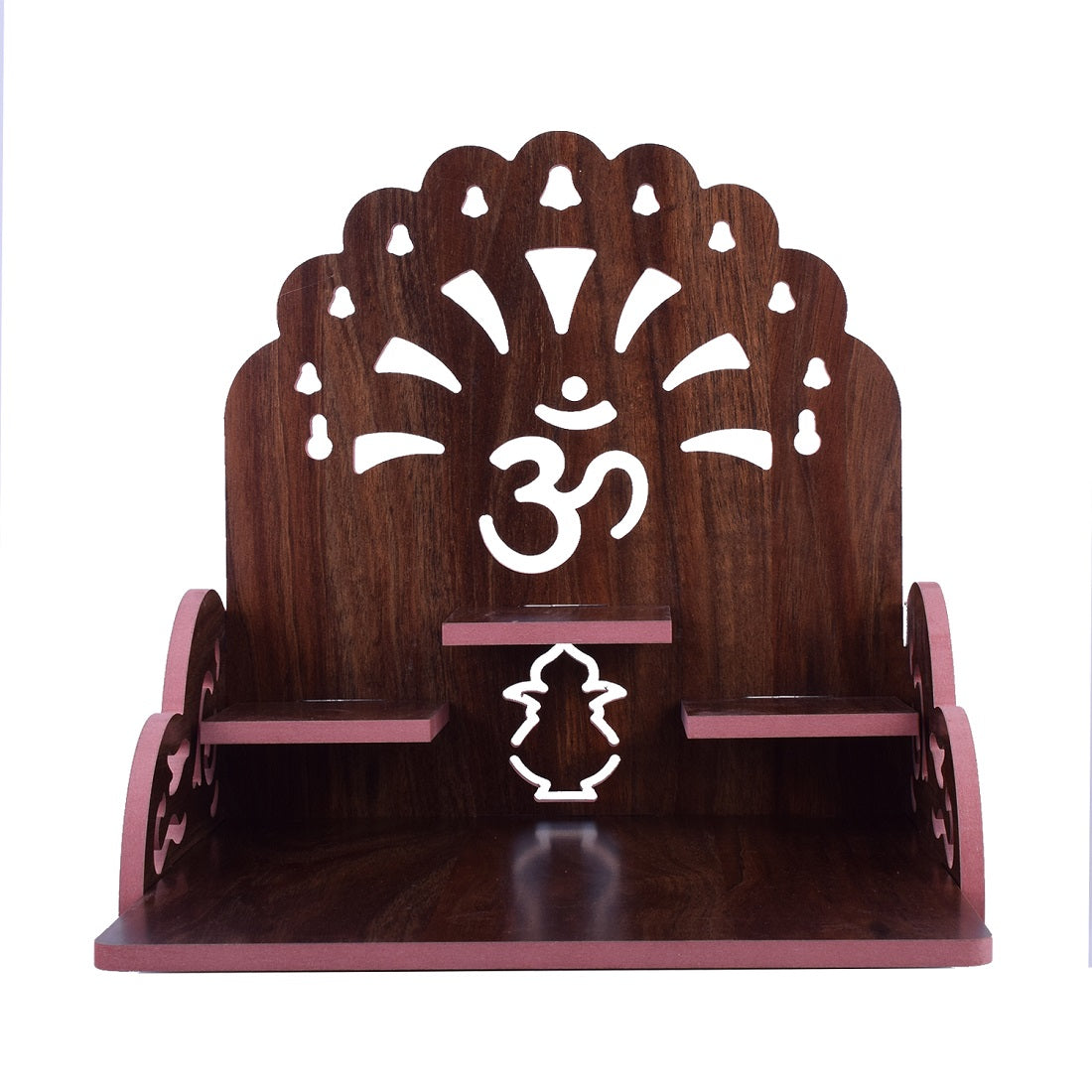 Home Decor Beautiful Wooden Temple, Wall Hanging and Table Top Home Temple