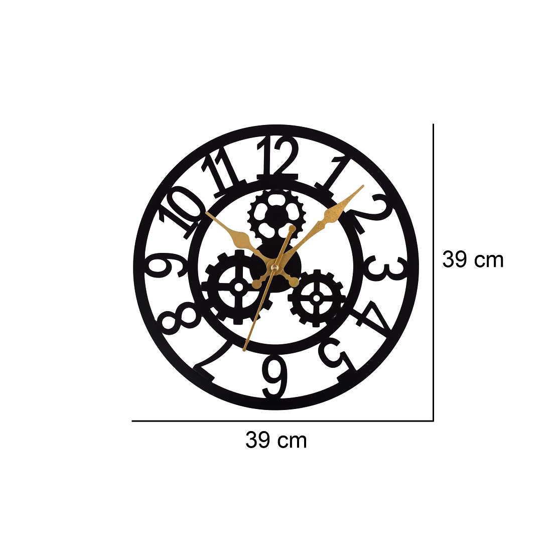 Metal wall clock for home or office, best for gift