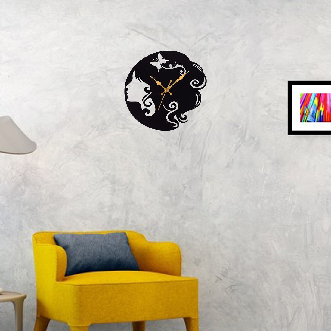 Metal wall clock for home or office, best for gift