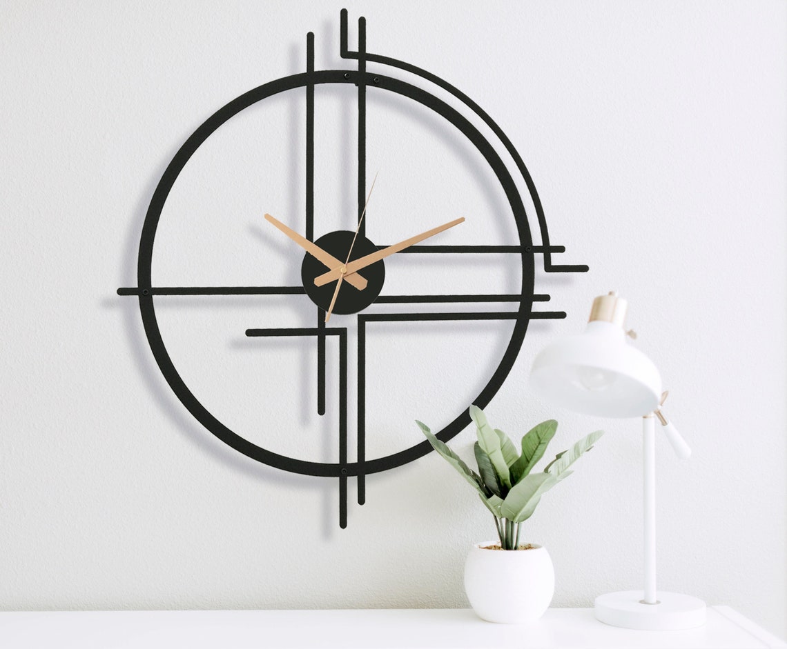 Handicraft Metal Wall Clock for Living Room