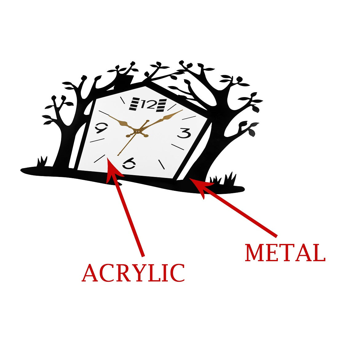 Metal Wall Clock