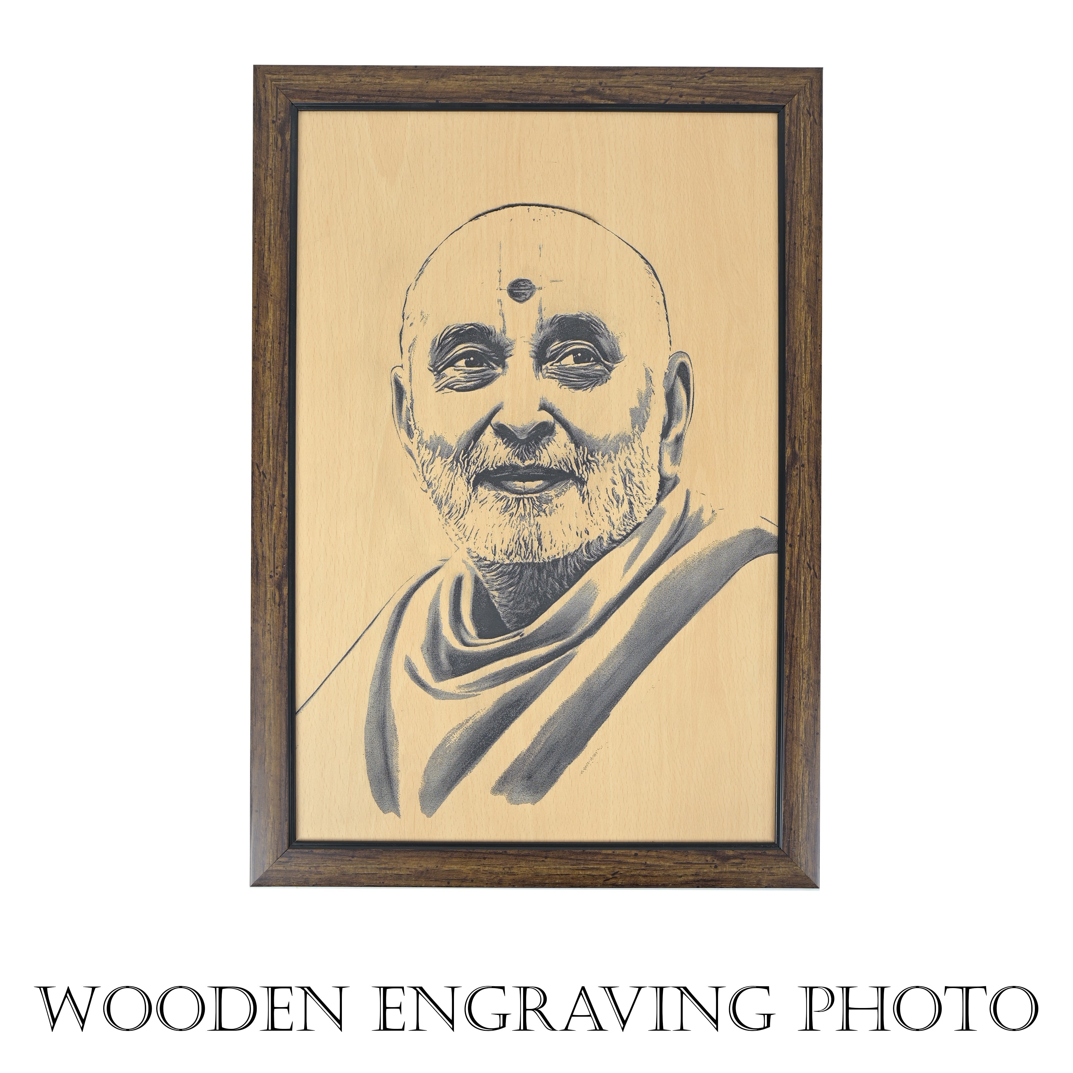 Wooden Engraving Photo Frame ( Custmise Photo Frame )51cm x 32cm