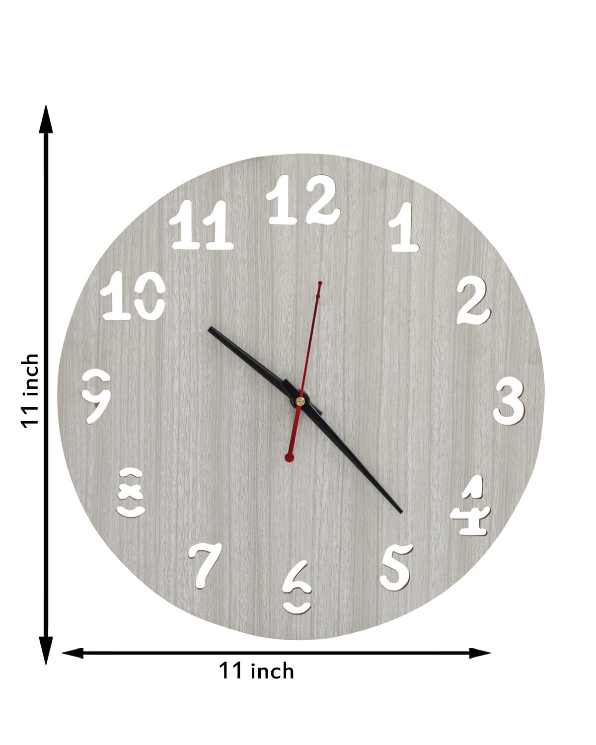 Wooden Wood Carving Wall Clock for Home, Hall, Bedroom, Living Room & Office