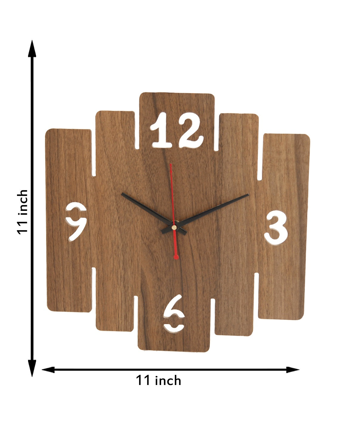 Wooden Wall Clock Silent Non-Ticking for Home and Office Living Room Hall Bedroom Stylish Wall Clock