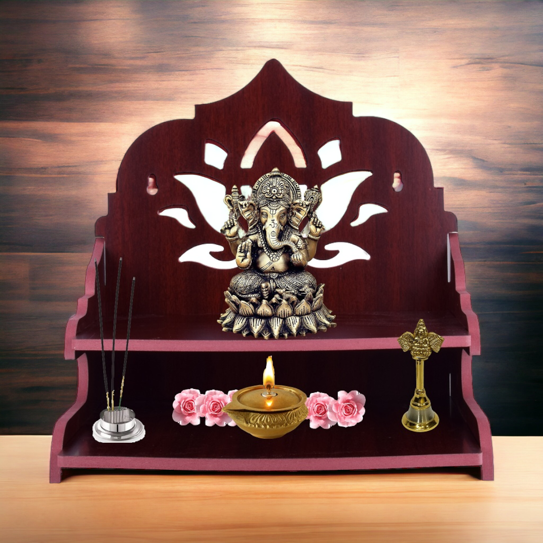 Wood MDF temple for home Worship