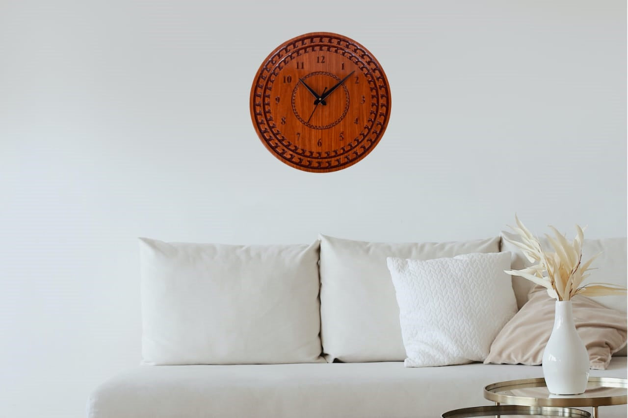 Antique Design Wooden wall Clock