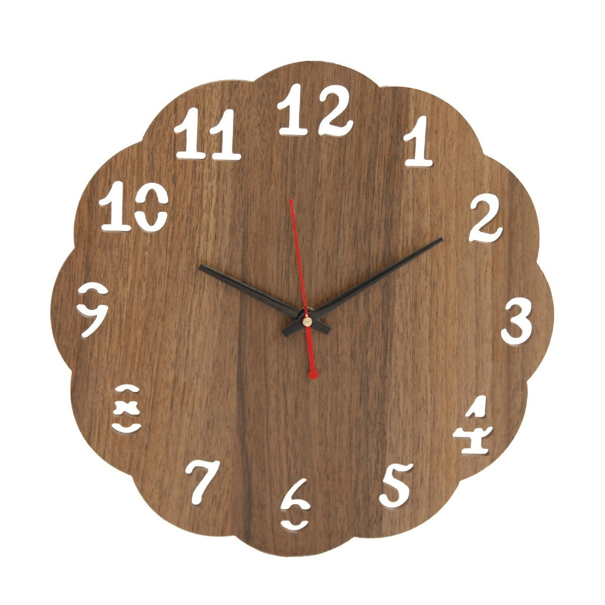 Wooden Wood Carving Wall Clock for Home, Hall, Bedroom, Living Room & Office