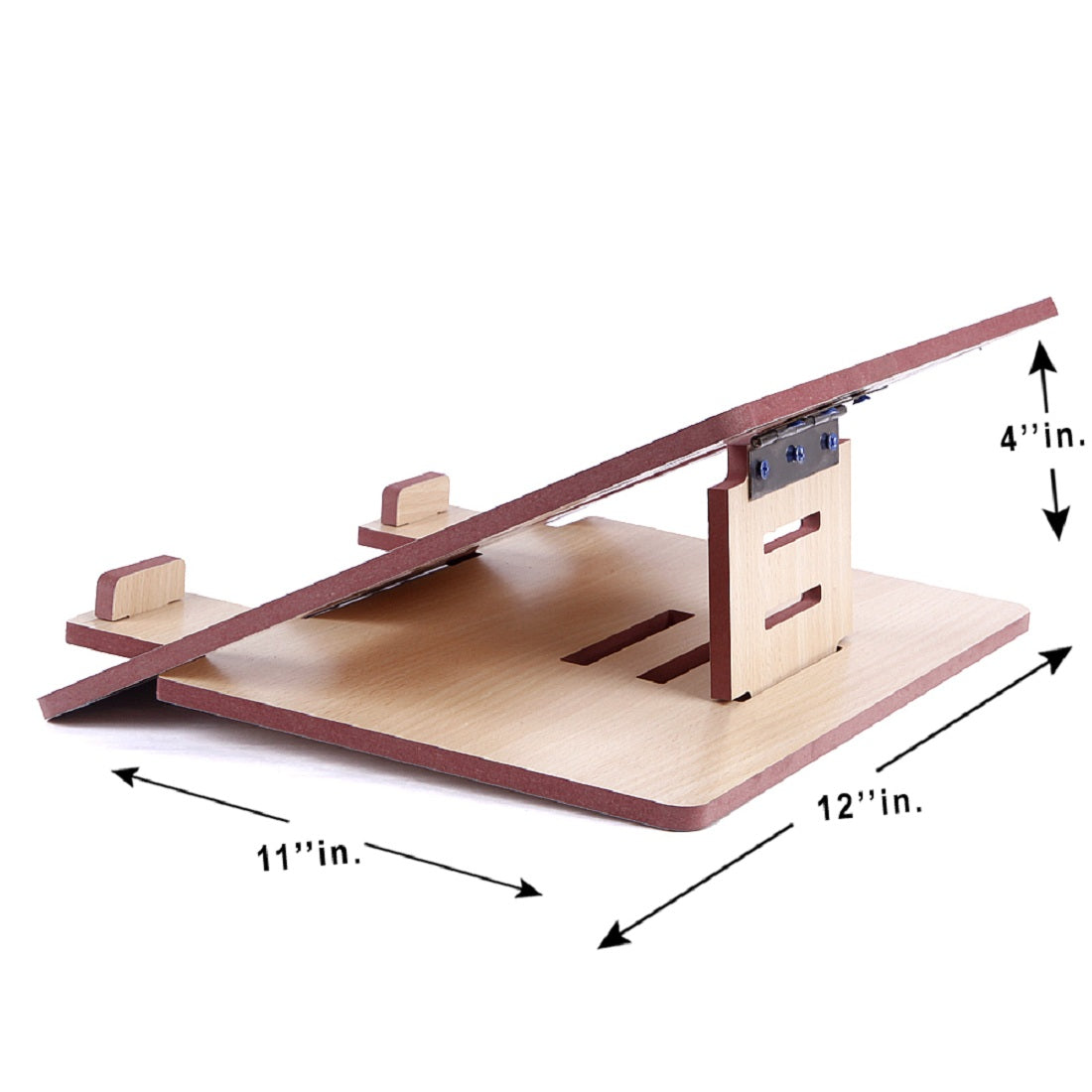 Laptop Stand for Desk (Wooden) Compatible Laptop