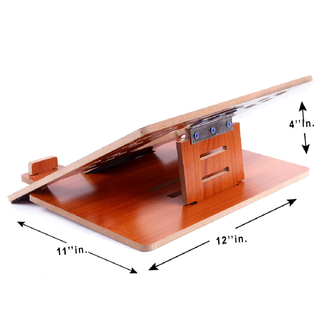 Laptop Stand for Desk (Wooden) Compatible Laptop