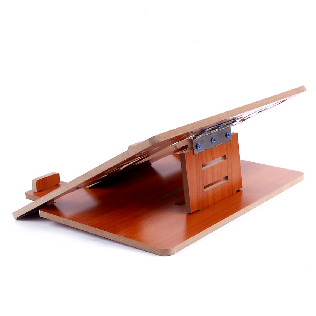 Portable Detachable Ultra Slim Wooden Laptop Stand for Desk Portable Wooden Laptop Stand with Adjustable Height Ventilated Adjustable Laptop Foldable Laptop Stand