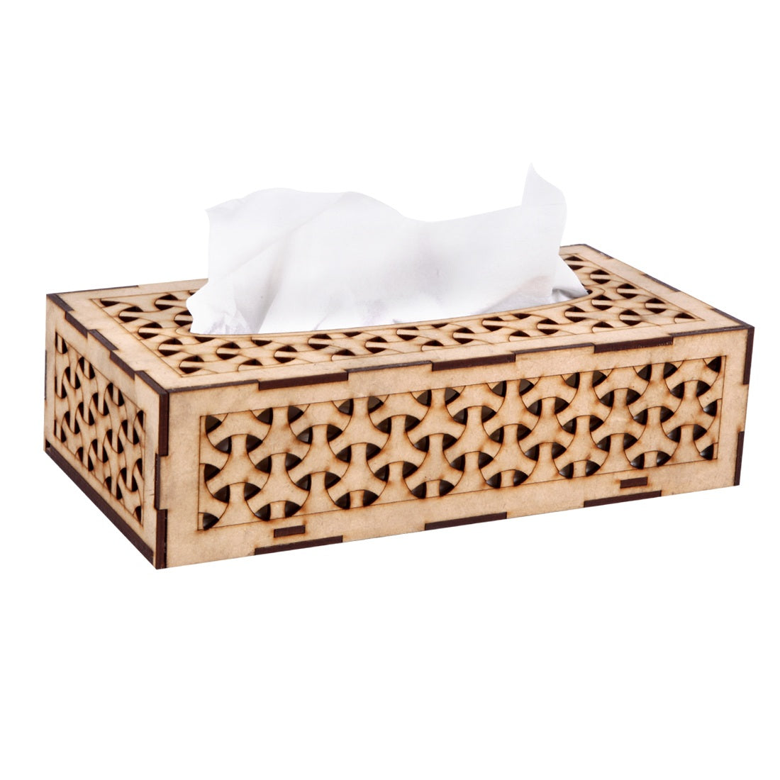 Tissue Paper Holder Decorative and Stylish Wooden Tissue Box for Car, Home, Office Desk, Bathroom and Cafeteria Facial Paper Napkin Holder Case