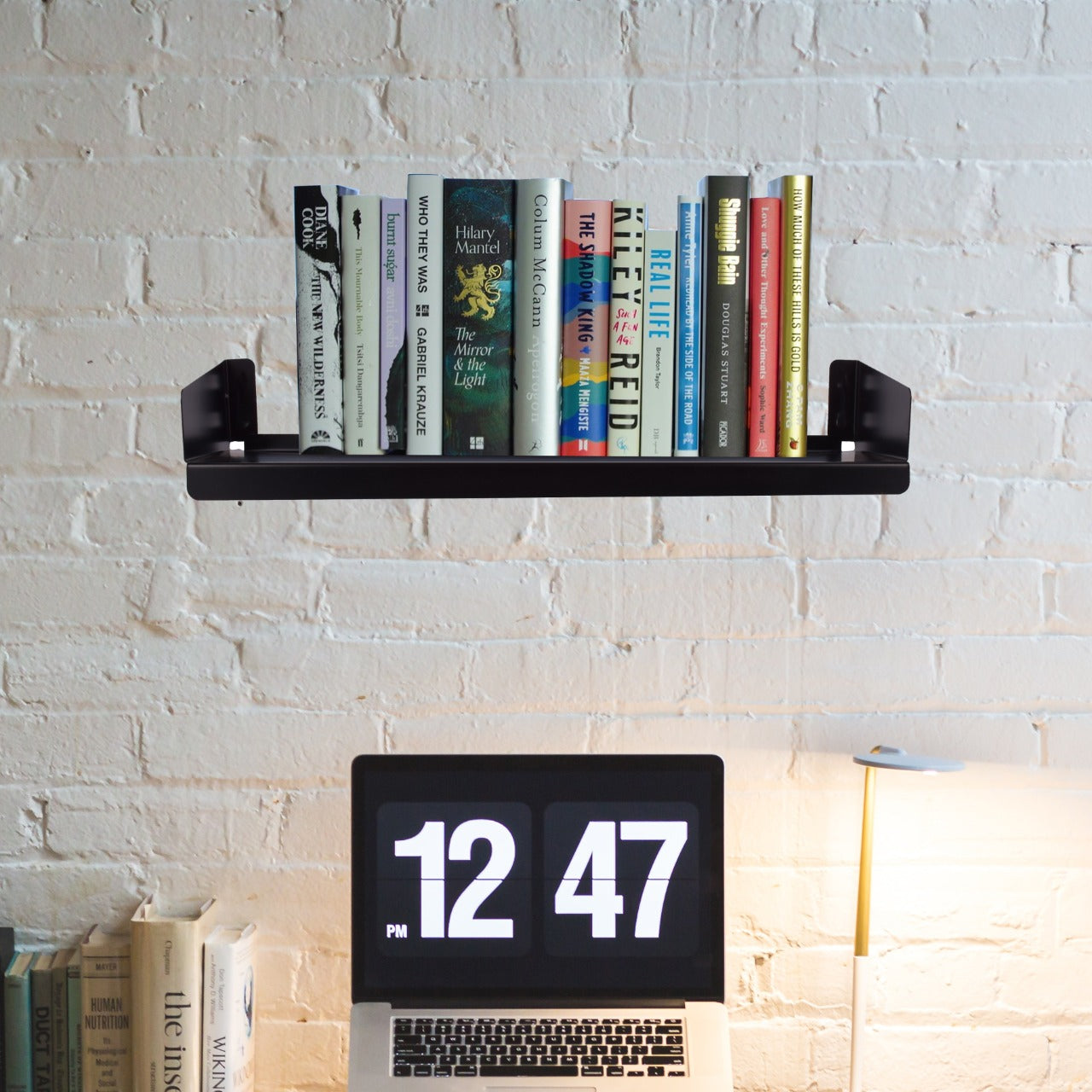 Book Shelf Wall Mounted Metal Invisible Book Shelves - Multiporpose Shelf