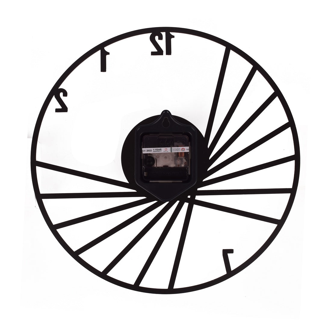 Handicraft Metal Wall Clock for Living Room