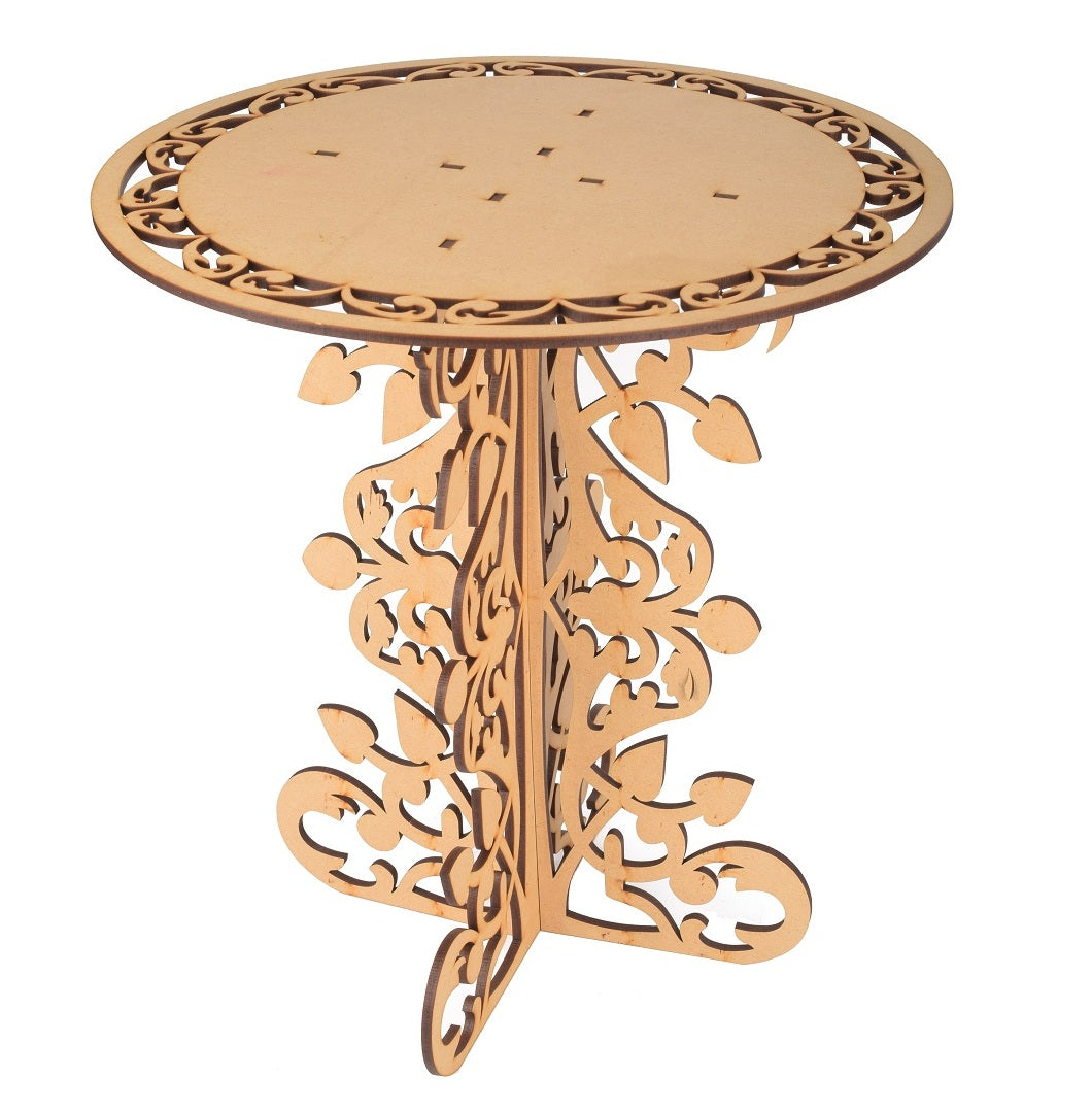 Wooden Cake Stand, Wooden Cupcake Stands Pedestal Cake Display Stand Decoration Cake Stand for Dining Table