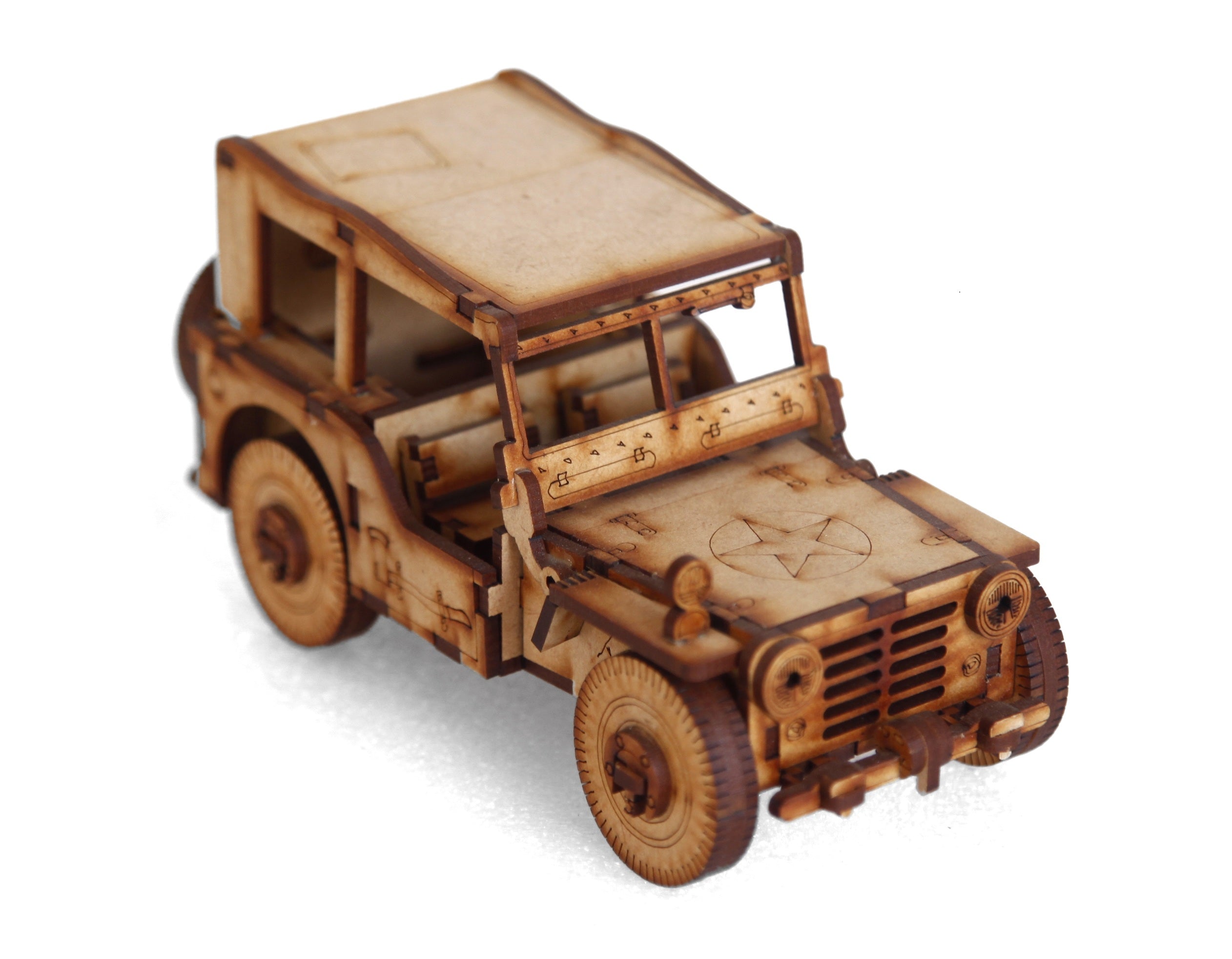 Classic Wooden Car Showpiece for Kids Toy, Home Decoration, Function Gift Hand Carved Wooden Jeep Toy, Perfect Home Decor Showpiece