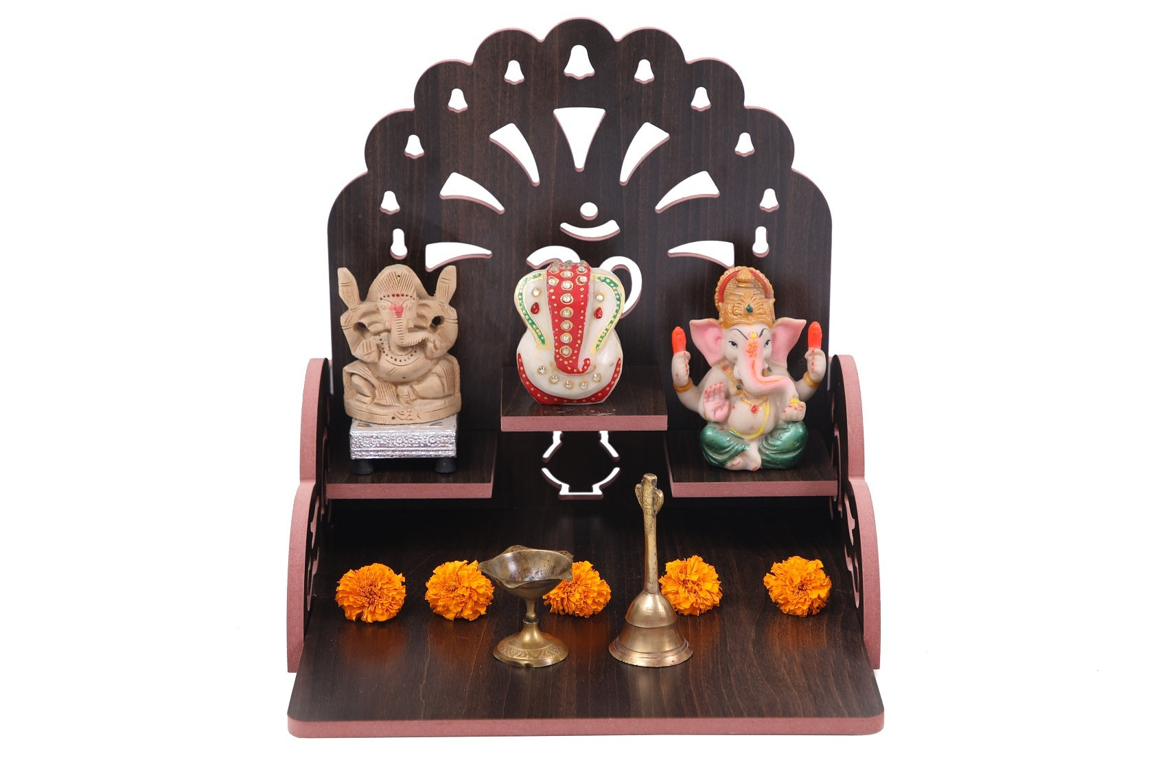 Wooden Handicraft Temple For Home and Office