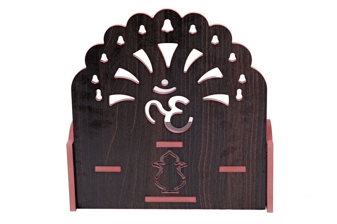 wooden Handmade Beautiful Wooden Temple Wall Hanging and Table Top Home Temple