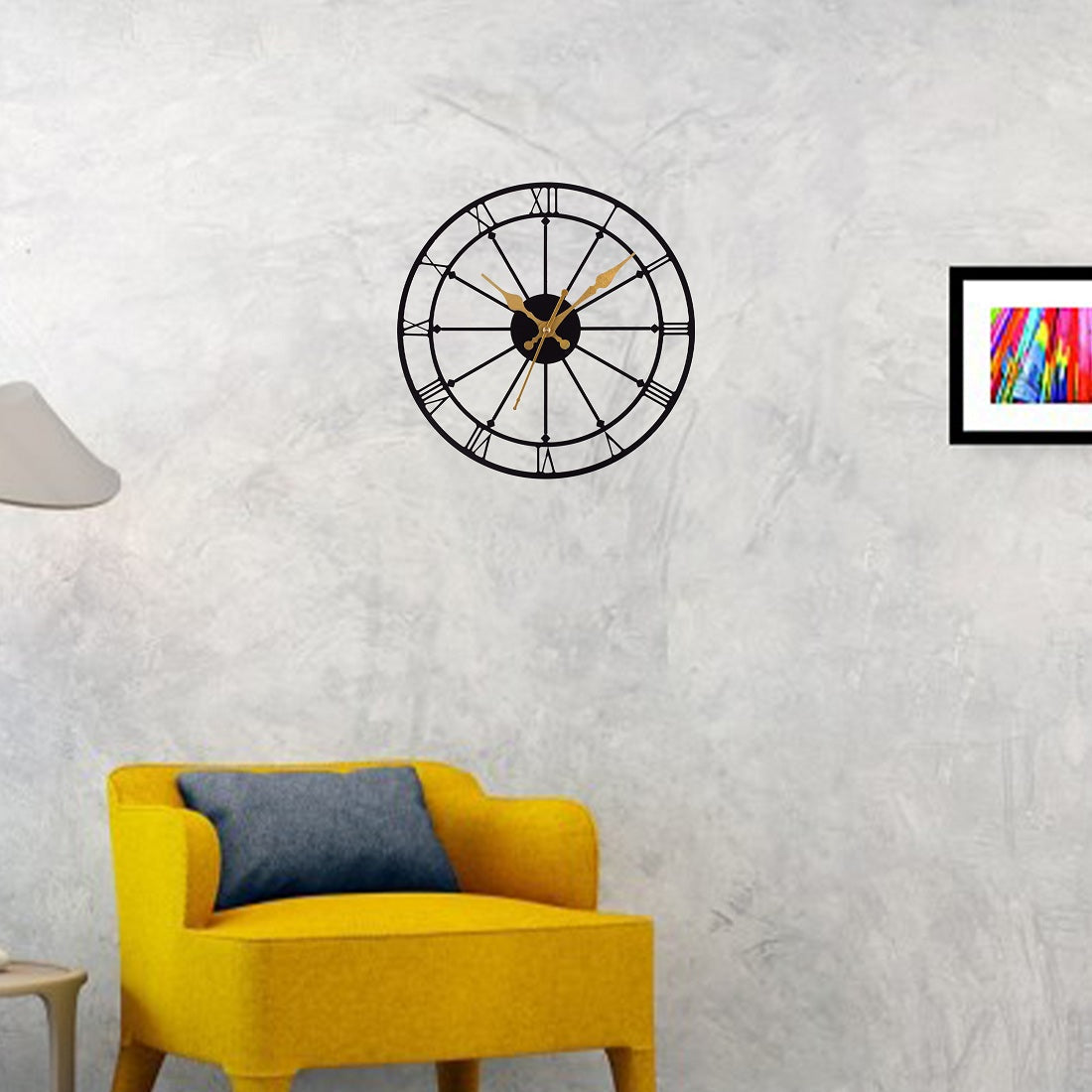 Metal wall clock for home or office, best for gift