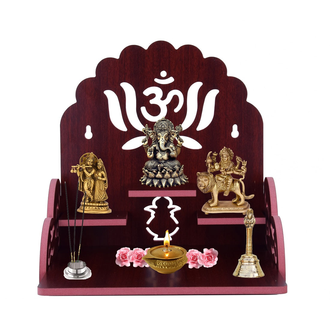 Wooden Wall Mounted Hanging Temple