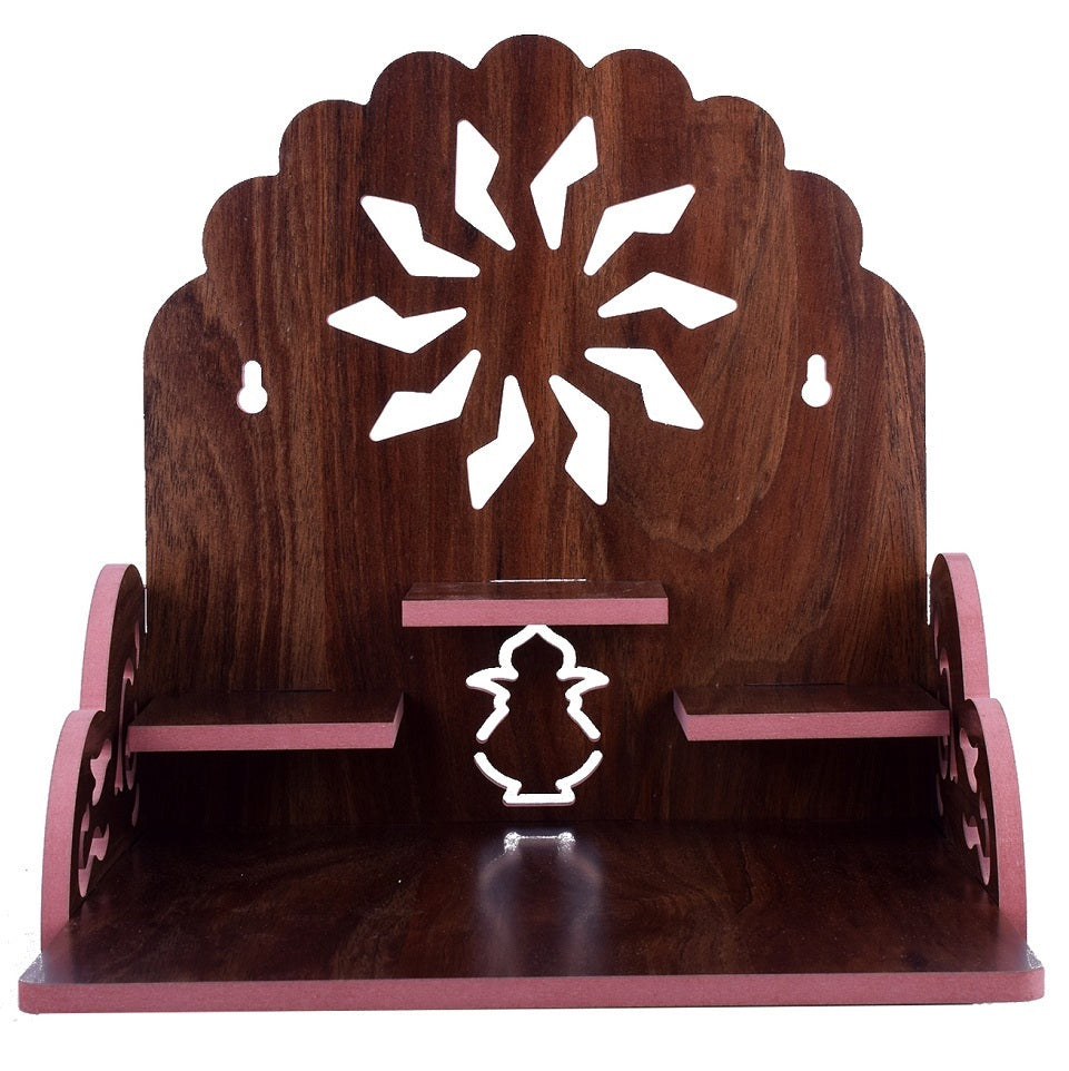 Wooden Ganesha Design Small Temple