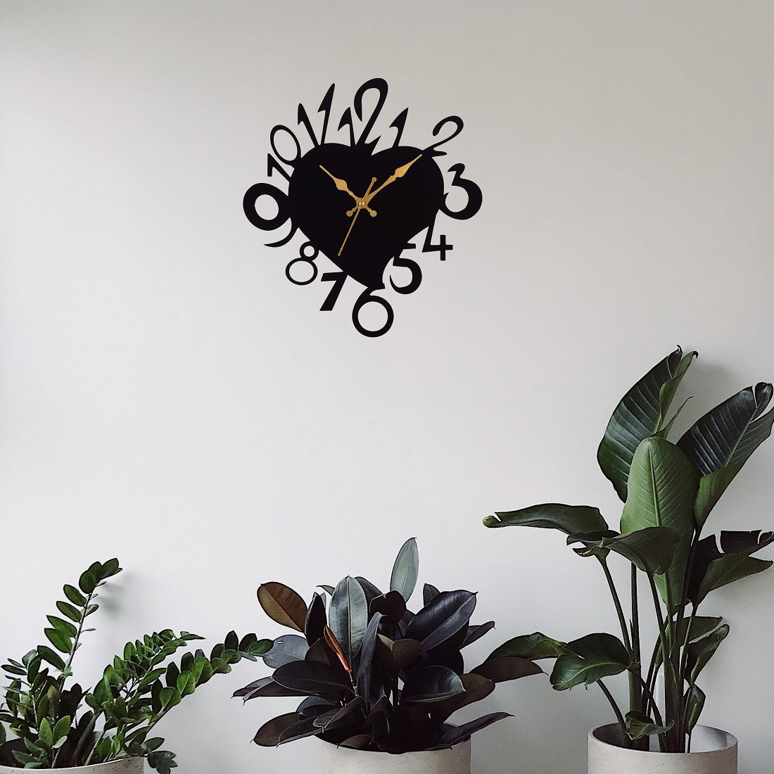 Metal Wall Clock for Living Room, Bedroom, Office, Kitchen, Home and Hall